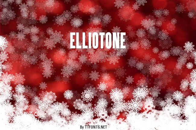 ElliotOne example