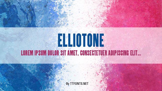 ElliotOne example