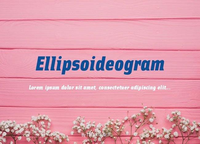 Ellipsoideogram example