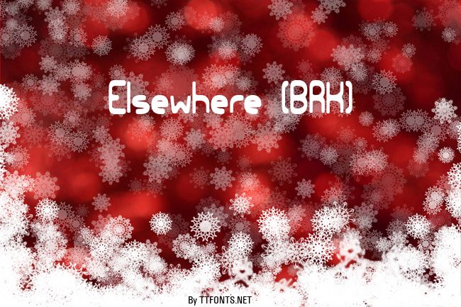 Elsewhere (BRK) example