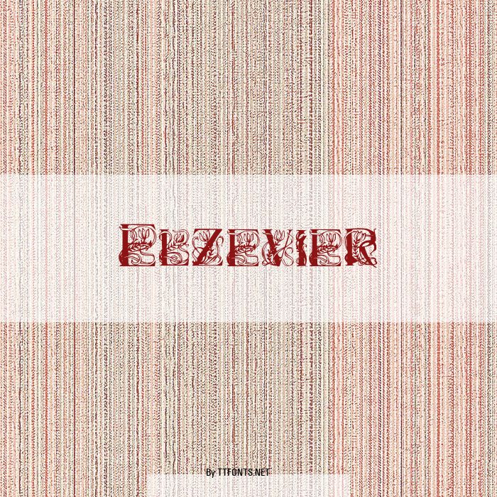 Elzevier example
