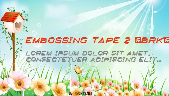 Embossing Tape 2 (BRK) example