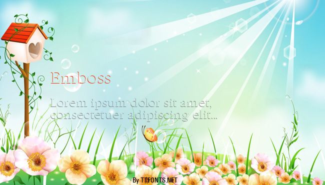 Emboss example