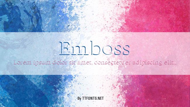 Emboss example