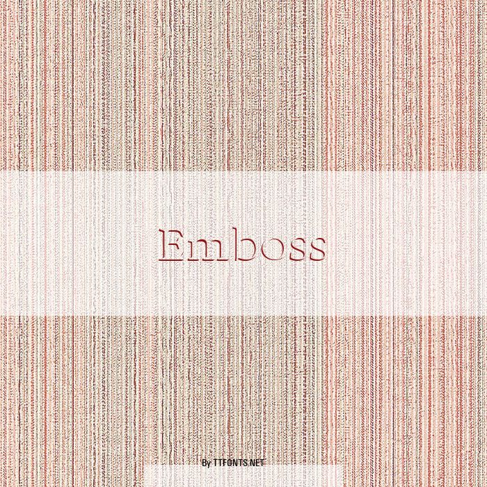 Emboss example