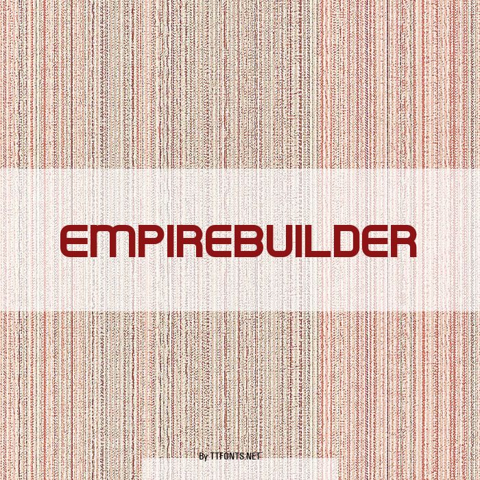 EmpireBuilder example