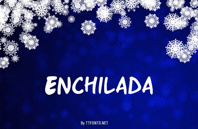 Enchilada example