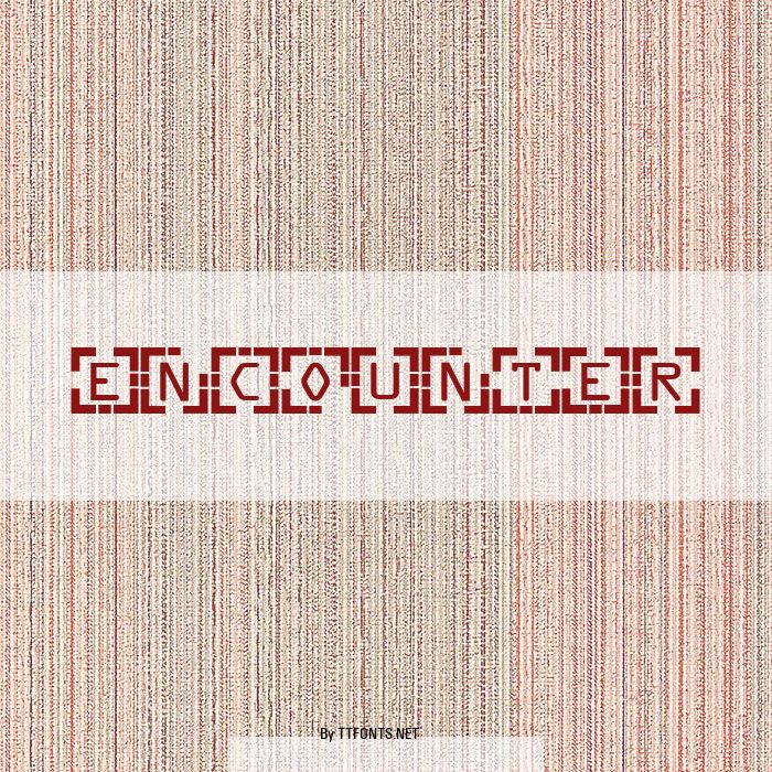 Encounter example
