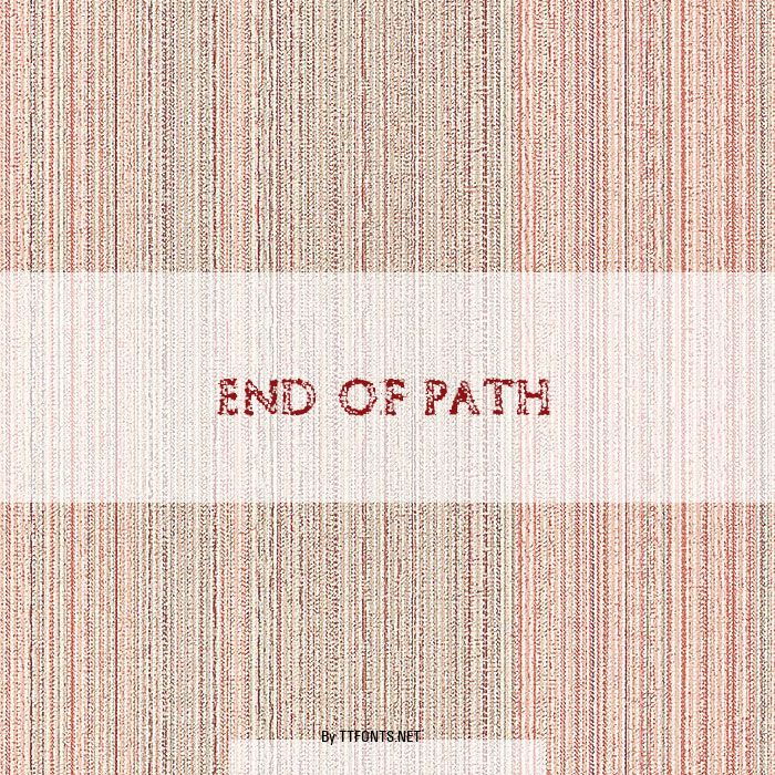 End of Path example