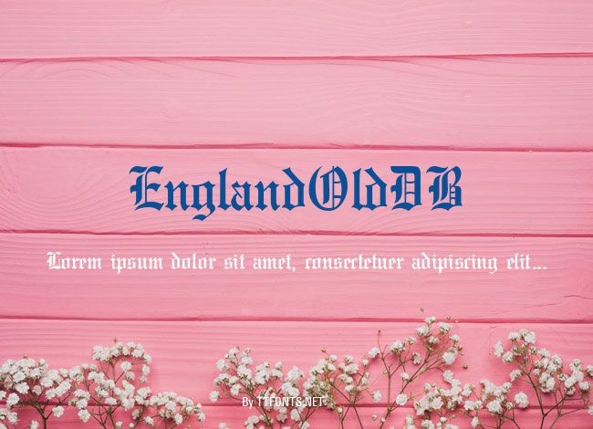 EnglandOldDB example