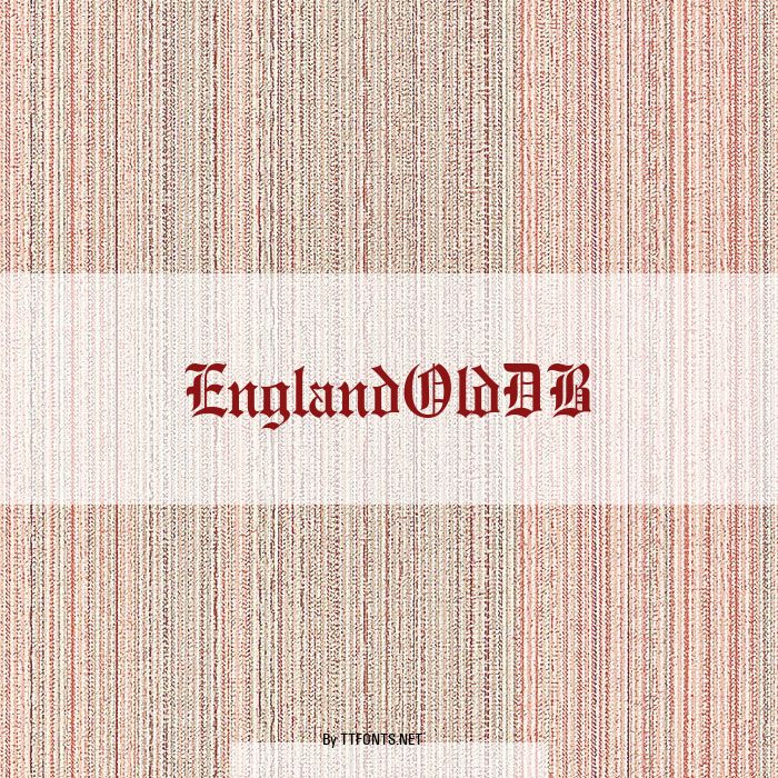 EnglandOldDB example