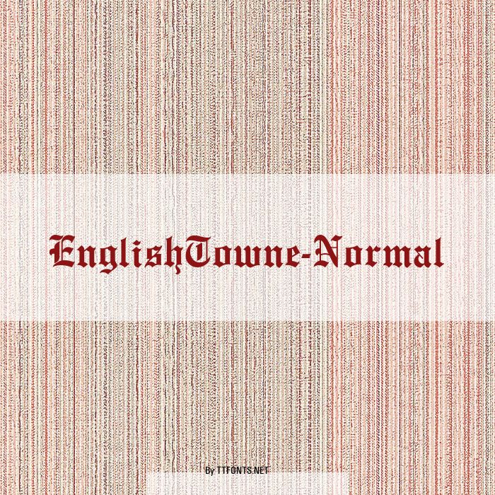 EnglishTowne-Normal example
