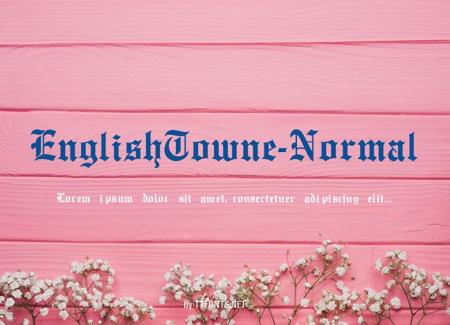 EnglishTowne-Normal example