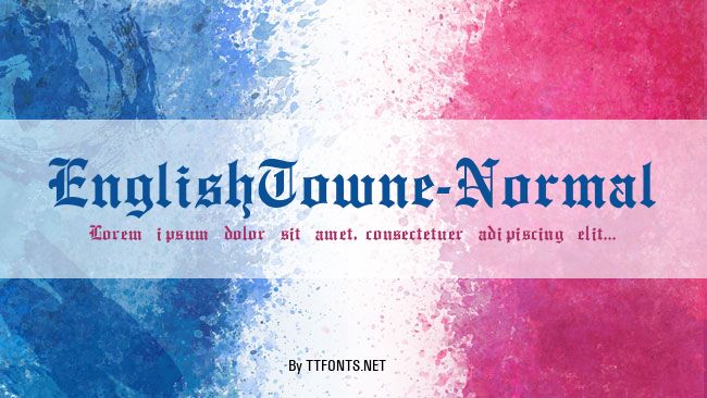 EnglishTowne-Normal example