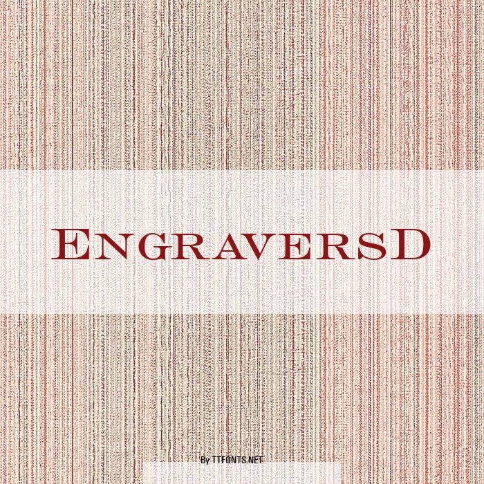 EngraversD example