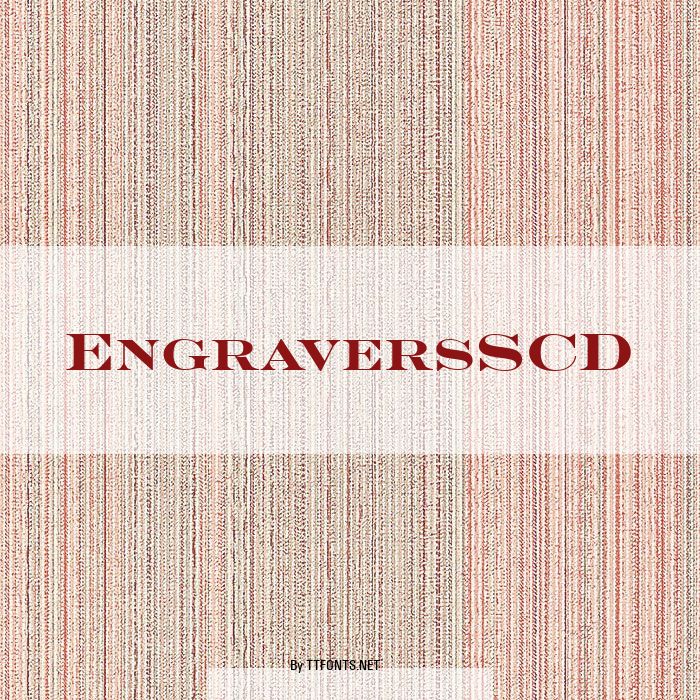 EngraversSCD example