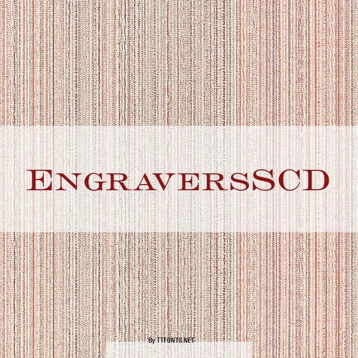 EngraversSCD example