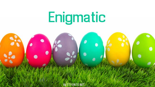 Enigmatic example