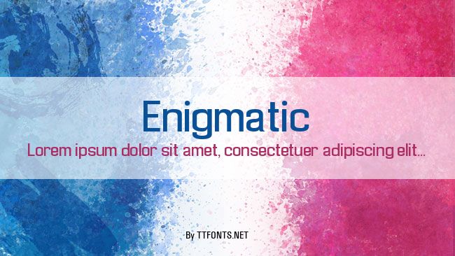 Enigmatic example