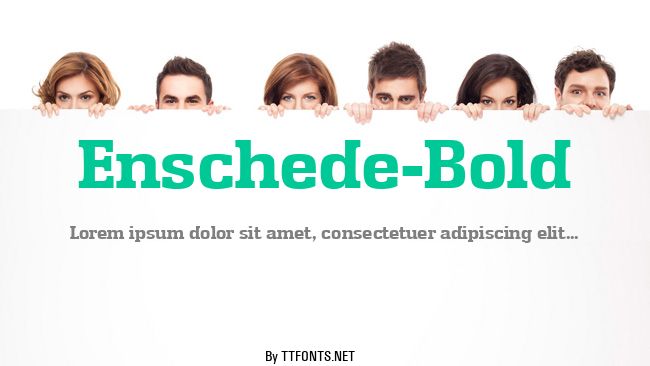 Enschede-Bold example