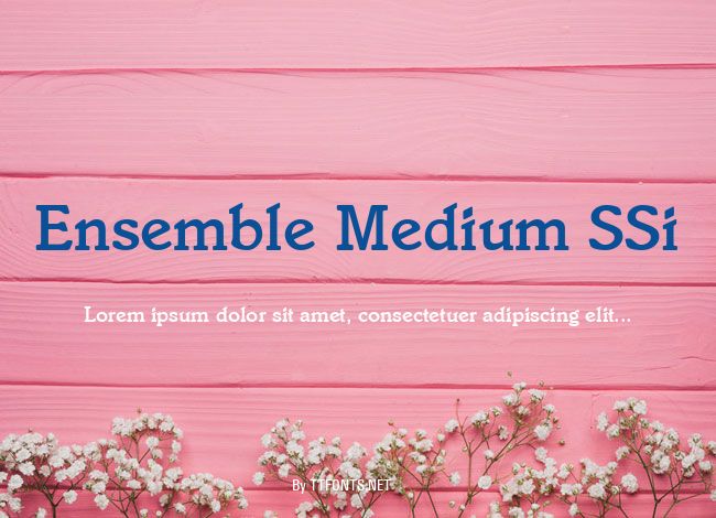 Ensemble Medium SSi example