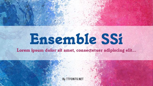 Ensemble SSi example