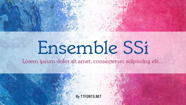 Ensemble SSi example