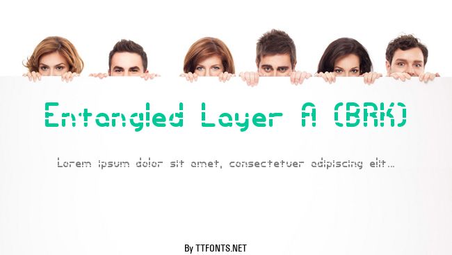 Entangled Layer A (BRK) example