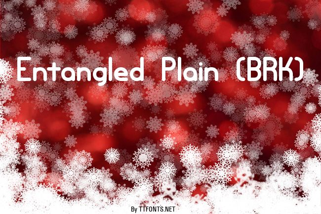 Entangled Plain (BRK) example