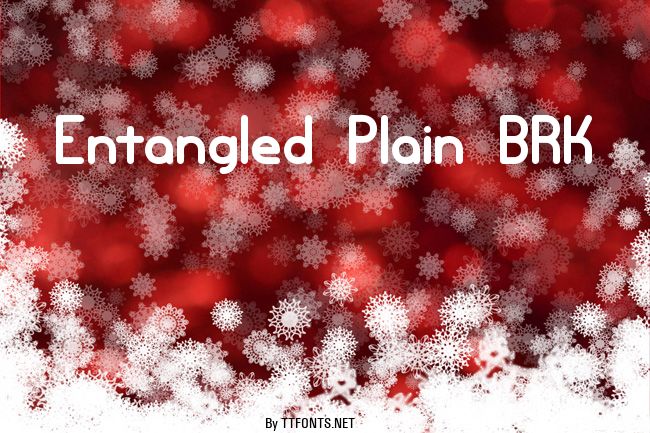 Entangled Plain BRK example