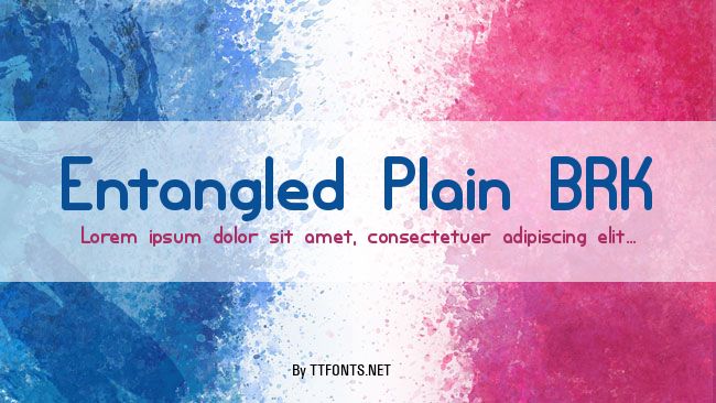 Entangled Plain BRK example