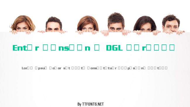 Enter Sansman - DGL (Trial) example