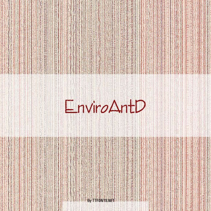 EnviroAntD example