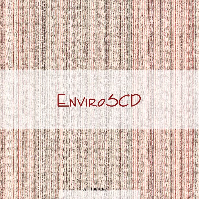EnviroSCD example