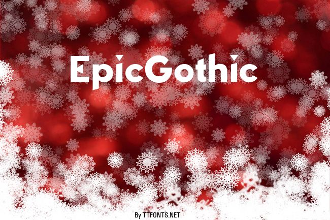 EpicGothic example