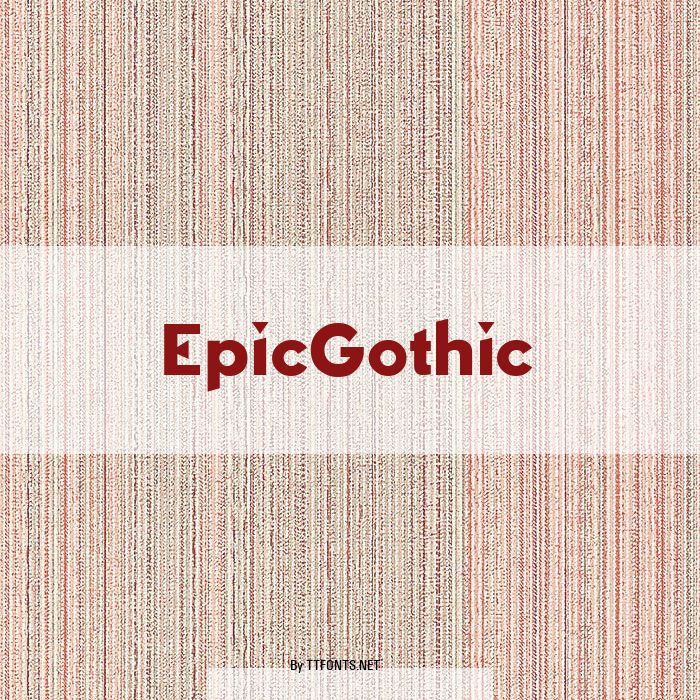 EpicGothic example