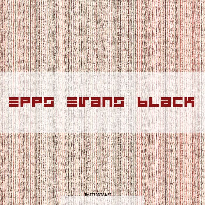 Epps Evans Black example