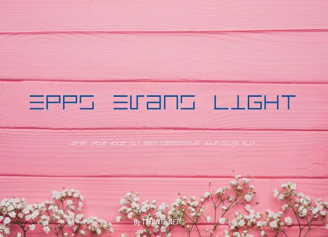 Epps Evans Light example