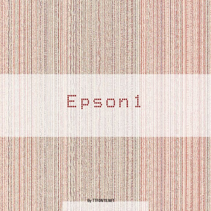 Epson1 example
