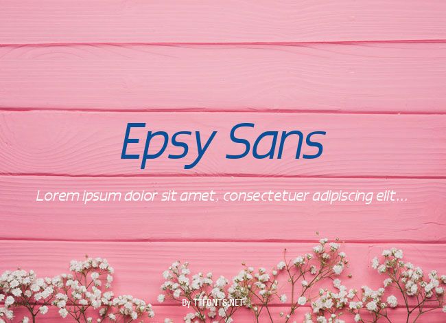 Epsy Sans example