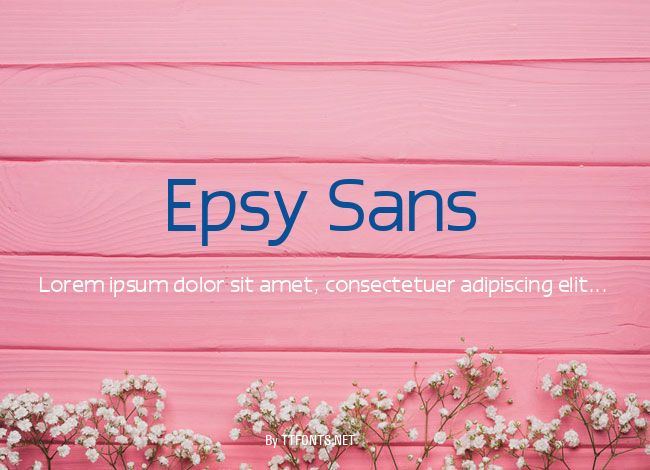 Epsy Sans example