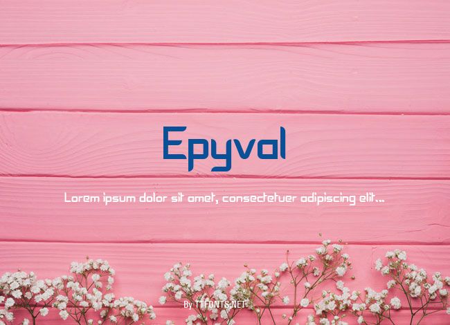Epyval example