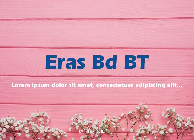 Eras Bd BT example