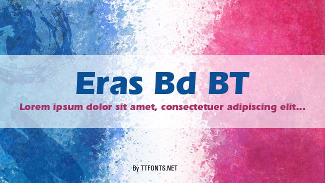 Eras Bd BT example