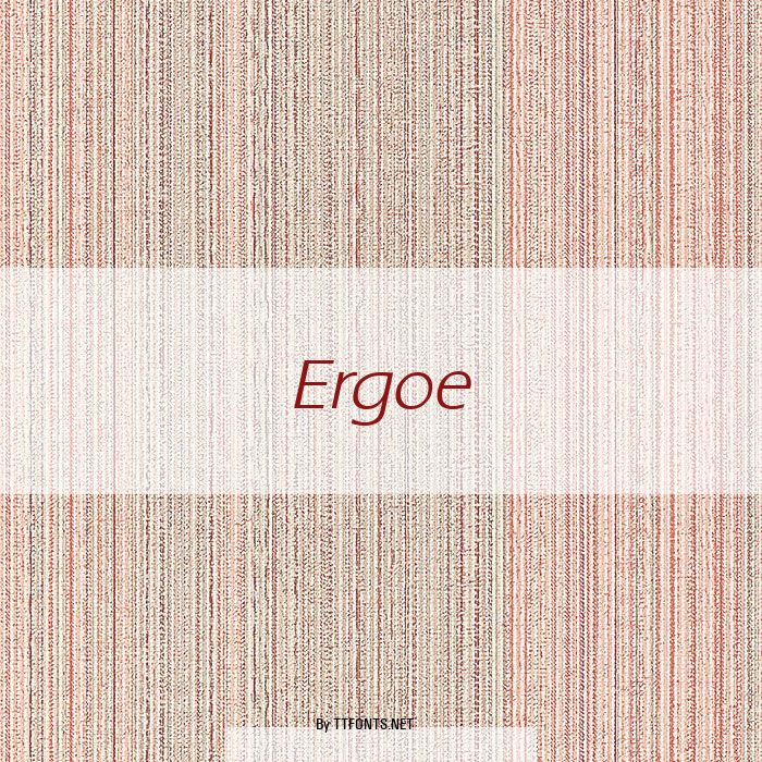 Ergoe example