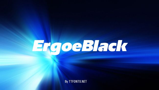 ErgoeBlack example
