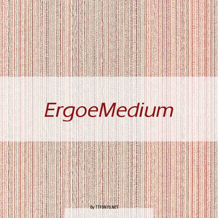 ErgoeMedium example