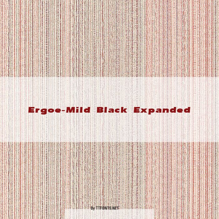 Ergoe-Mild Black Expanded example