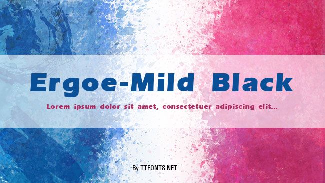 Ergoe-Mild Black example