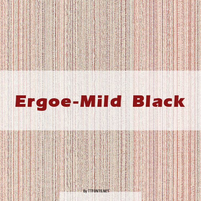 Ergoe-Mild Black example